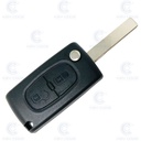 MANDO PSA 207 / 307 PLEGABLE 2 BOTONES HU83 (6490EE - 6490EF) PCF7961 ID46 433 mhz ASK AFTER MARKET