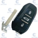MANDO SMARTKEY PSA 308 Y 508 DE 3 BOTONES (98124195ZD, 6490SK) PCF7953 HITAG 2 ID46 433 mhz FSK