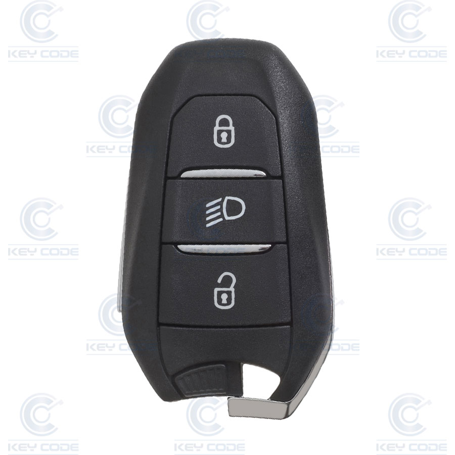 MANDO KEYLESS 3 BOTONES PARA PSA 208, 2008 (9836956180, 9840149780) IM3A HITAG 128 BITS AES ID4A NCF 29A1M 433MHZ FSK - ORIGINAL -
