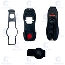 CARCASA MANDO INTELIGENTE PORSCHE 3+1 BOTONES HU66 