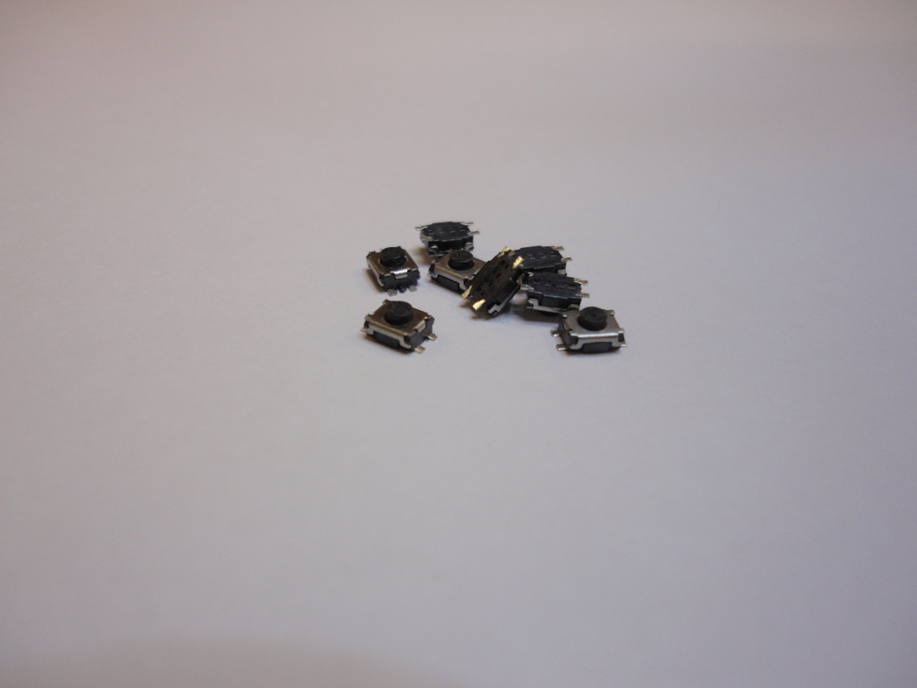 PULSADOR 4 PATILLAS PSA PLEGABLE (10 UNIDADES) 3,5x3x1,8 mm  