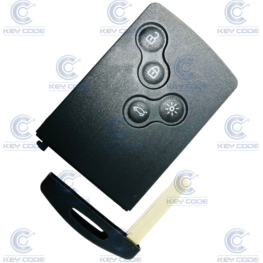 TARJETA RNLT MEGANE III - LAGUNA III 4 BOTONES  MANOS LIBRES (09+) SIN LOGO (285975779R) PCF7952 433 Mhz - CALIDAD PREMIUM 