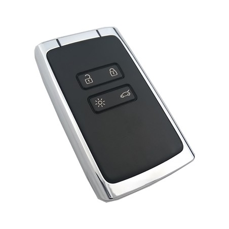 TARJETA MANOS LIBRES 4 BOTONES RNLT CLIO V, MEGANE IV, TALISMAN NCF29A1M HITAG AES (285974315R, 285973979R) 433 mhz (NEGRA) - ORIGINAL