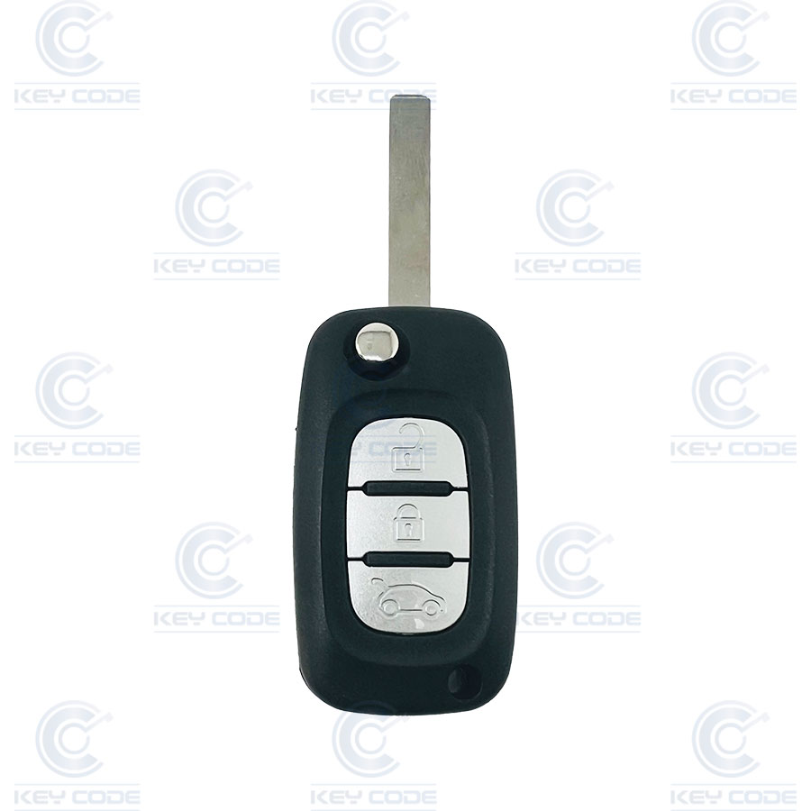 MANDO PLEGABLE 3 BOTONES RNLT HITAG 2 ID46 PCF7946 433 Mhz ASK