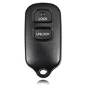 CARCASA DE MANDO INDEPENDIENTE DE TOYOTA DE 2 BOTONES + BOTON PANICO 