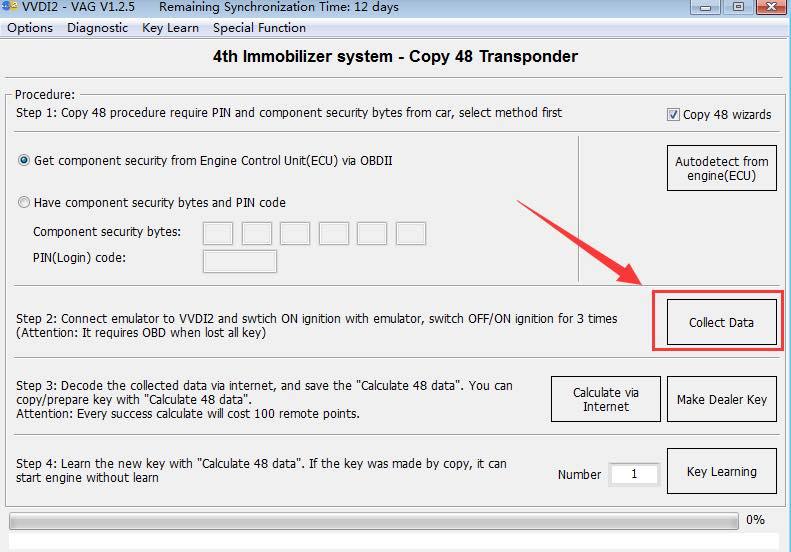 SOFTWARE DE CLONACIÓN DE ID48, ID48 CAN E ID48 96 BIT PARA VVDI2 + SOFTWARE MQB (VV-05) 