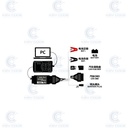 ADAPTADOR TOYOTA PARA VVDI2, KEY TOOL MAX, KEY TOOL PLUS PARA CASOS DE PÉRDIDA TOTAL 