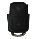 CARCASA MANDO VW CUADRADO 2 BOTONES + BOTÓN DE PÁNICO 