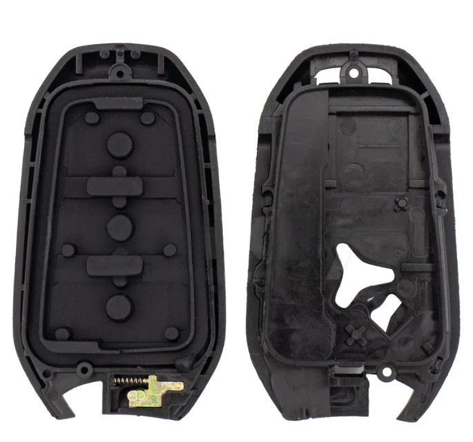 CARCASA DE 3 BOTONES DE MANDO KEYLESS DE PSA VA2 (NUEVO FORMATO DE PLACA)
