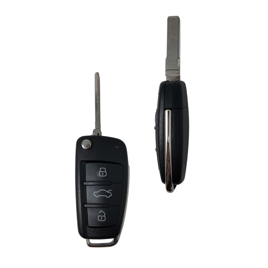 MANDO PLEGABLE AUDI PARA A1, Q3 DE 3 BOTONES 434 Mhz ASK (8X0837220D - 8X0837220) ID48