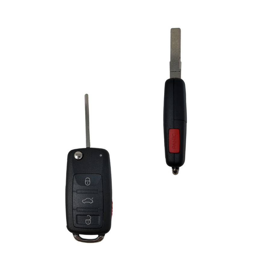 MANDO KEYLESS AUDI DE 3+1 BOTONES PARA AUDI A8 (4E0837220M, 4E0837220D) 433 MHZ ASK HU66