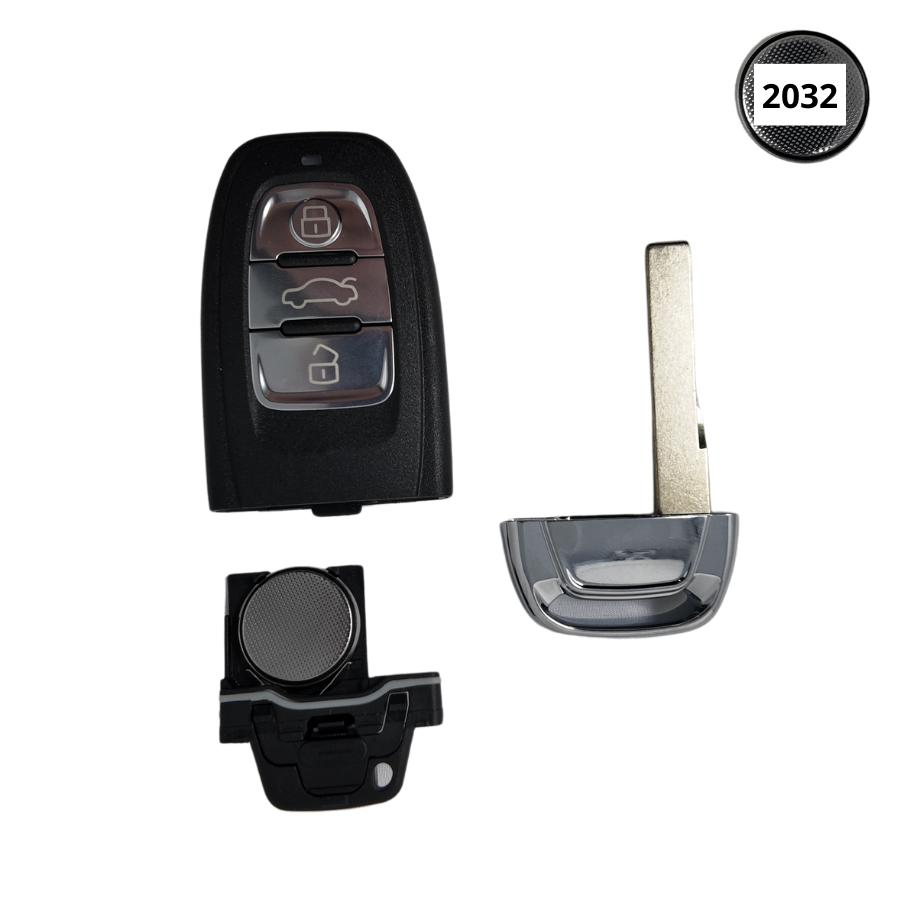 MANDO INSERTABLE AUDI DE 3 BOTONES PARA A4L, Q5 433 MHZ PCF7945ATJ ID46 (8K0959754G) - AFTER MARKET