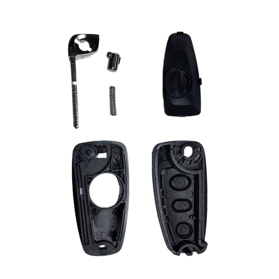 FORD TEAR-SHAPED 3 BUTTONS FLIP REMOTE CASE HU101 - PREMIUM QUALITY