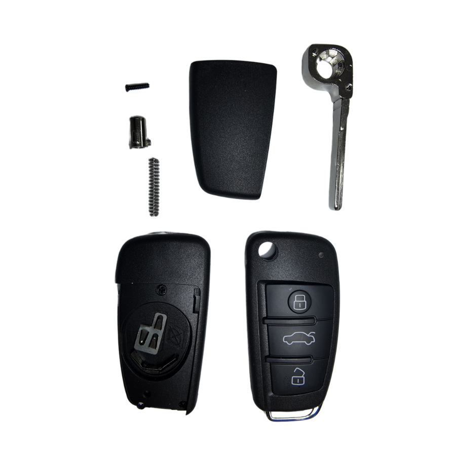 AUDI 3 BUTTONS REMOTE CASE  HU66 (2006+) - PREMIUM QUALITY