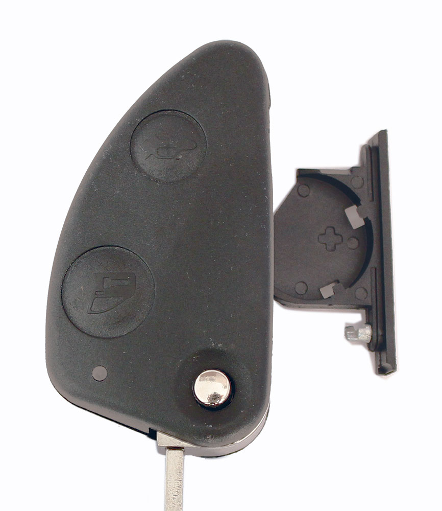 CARCASA MANDO ALFA ROMEO PLEGABLE 2 BOTONES 