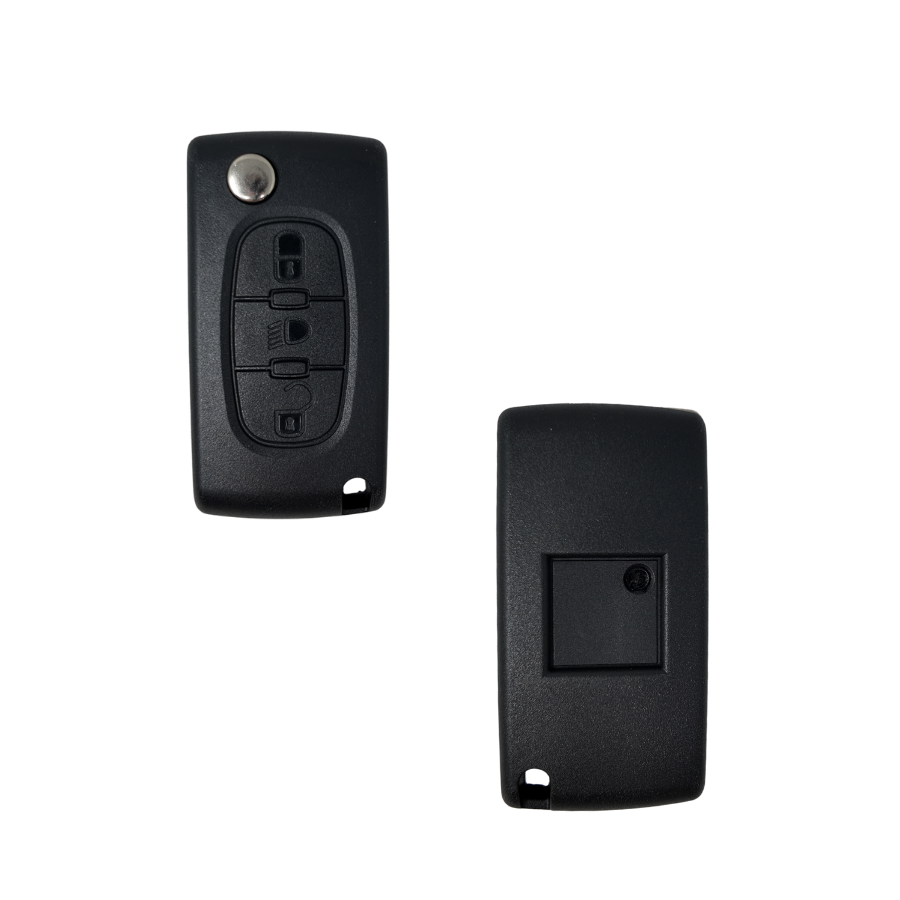 MANDO PSA  C4 PICASSO, C5 PLEGABLE 3 BOTONES PILA EN CIRCUITO (6490A2 - 649085 - 649072) PCF7941  ID46 433 mhz ASK