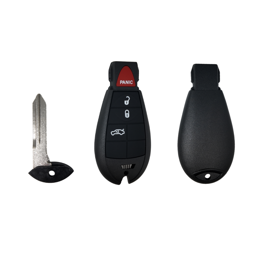 MANDO INSERTABLE CHRYSLER DE 3+1 BOTONES PARA 300,300C PCF7961  ID46 433 Mhz ASK