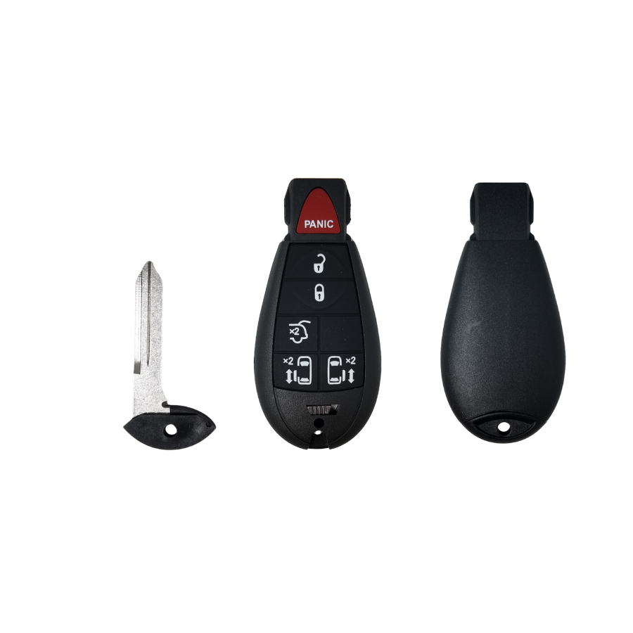 MANDO INSERTABLE CHRYSLER Y DODGE DE 5 BOTONES PARA VOYAGER, TOWN AND COUNTRY (2008-2012)  GRAND CARAVAN (2008-2012) PCF7961 ID46 (K56046710AG) 433 Mhz ASK