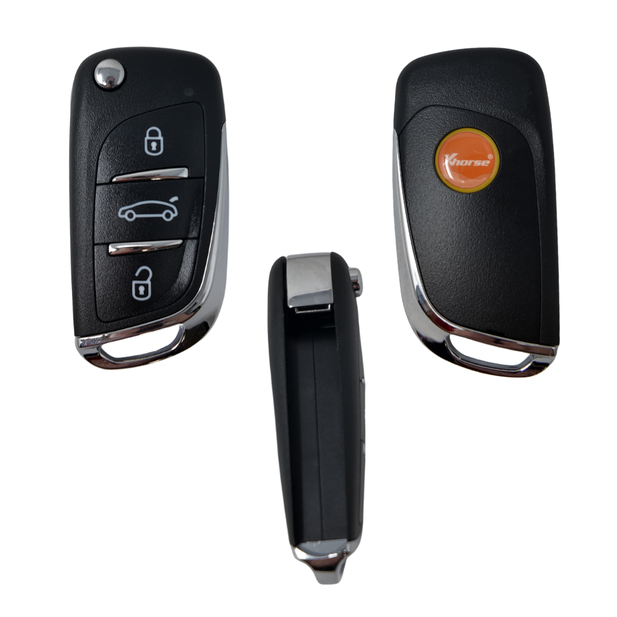 MANDO CON TRANSPONDER PSA DE 3 BOTONES PARA VVDI KEY TOOL (SUPER CHIP INCLUIDO) XEDS01EN 