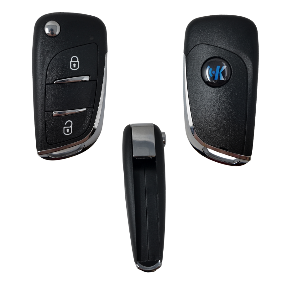MANDO UNIVERSAL DE 2 BOTONES PARA PCF CON TRANSPONDER HITAG   