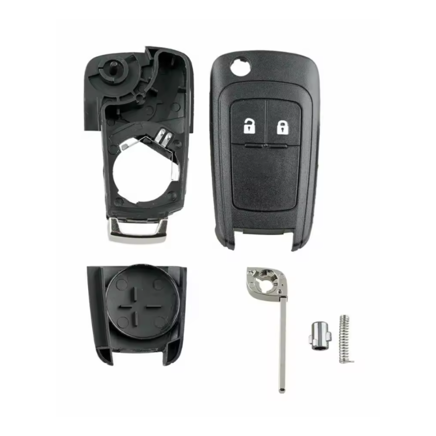 OPEL INSIGNIA, ASTRA J 2 BUTTON FLIP REMOTE CASE HU100 - PREMIUM QUALITY