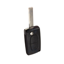 CARCASA MANDO PSA 307, 207 PLEGABLE 2 BOTONES HU83 SIN LOGO PILA EN CARCASA- CALIDAD PREMIUM