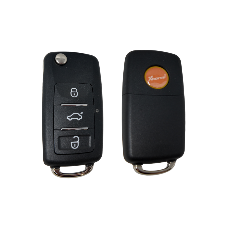 MANDO VOLKSWAGEN DE 3 BOTONES CON SUPERCHIP XT27B PARA VVDI KEY TOOL XEB510EN 