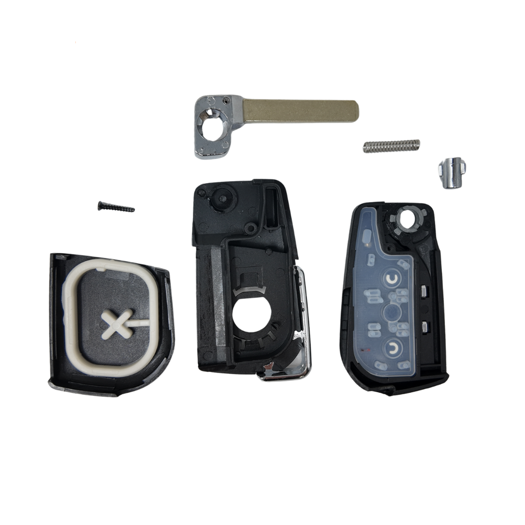 CARCASA MANDO PLEGABLE TOYOTA 2 BOTONES (TOY51)  