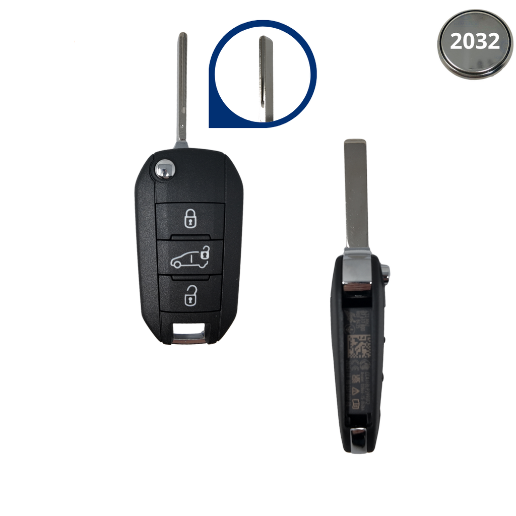 MANDO CITROEN SPACETOURER (1693508880) HITAG AES NCF2960M 433 MHz FSK - ORIGINAL 