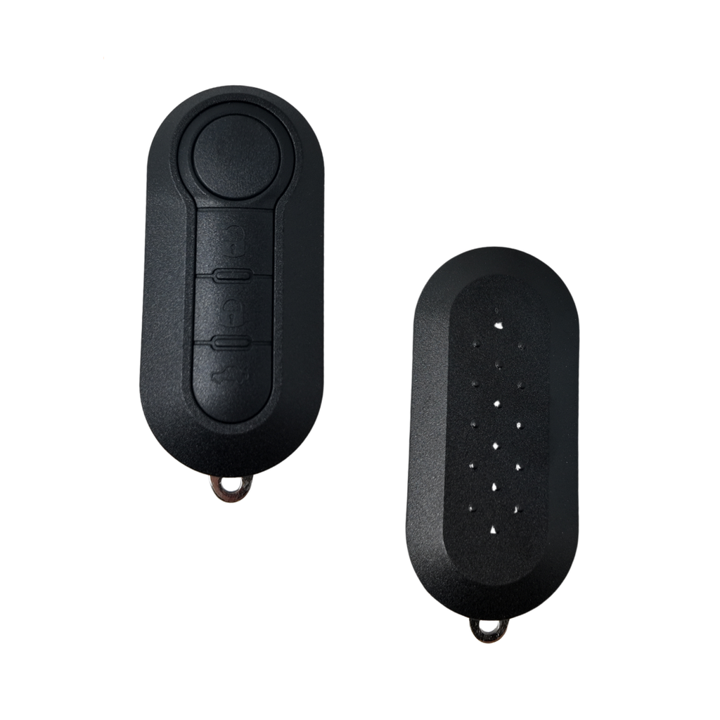CARCASA MANDO PLEGABLE OVALADO DE 3 BOTONES FIAT (BOTONES COCHE)