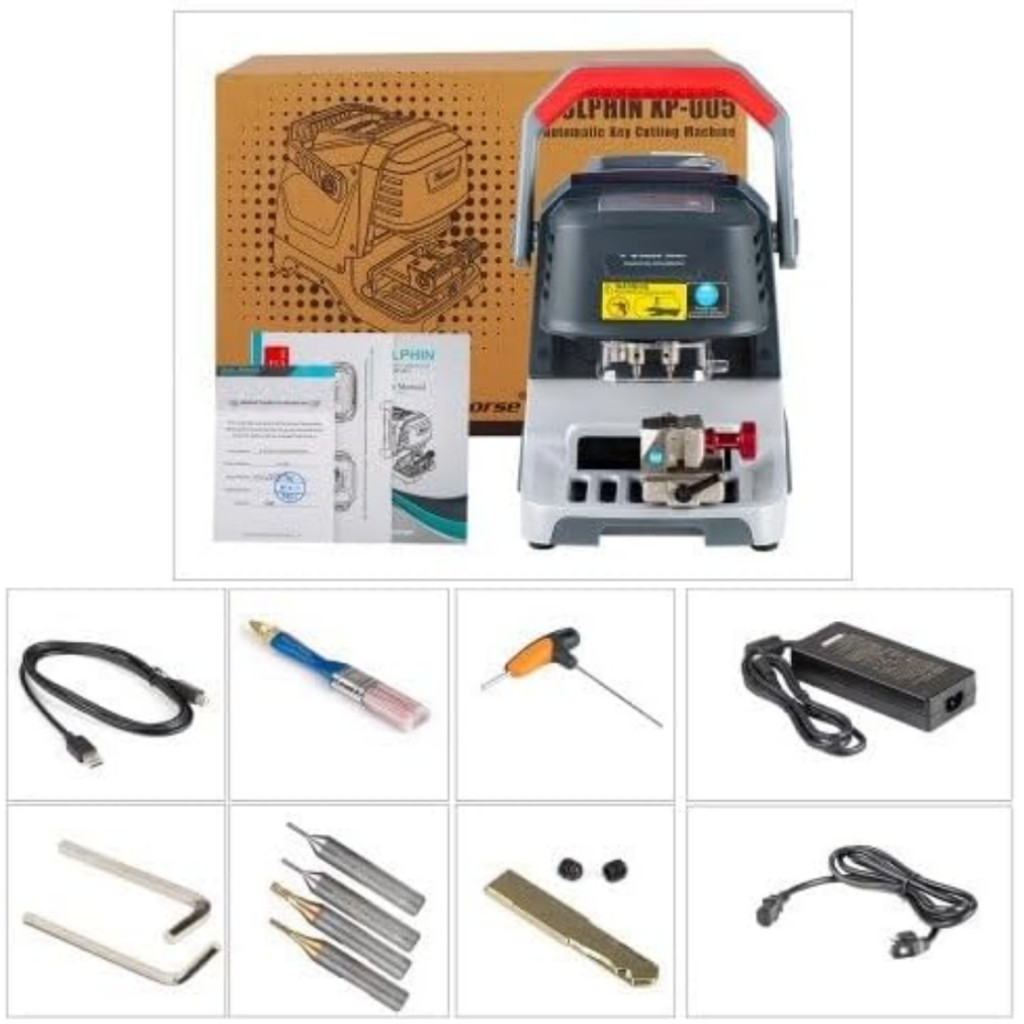 MÁQUINA DE CORTE DE LLAVES PORTÁTIL ELECTRÓNICA CONDOR DOLPHIN XP005   