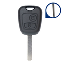 CARCASA MANDO PSA 307 FIJO 2 BOTONES HU83 REGATA CON RANURA 