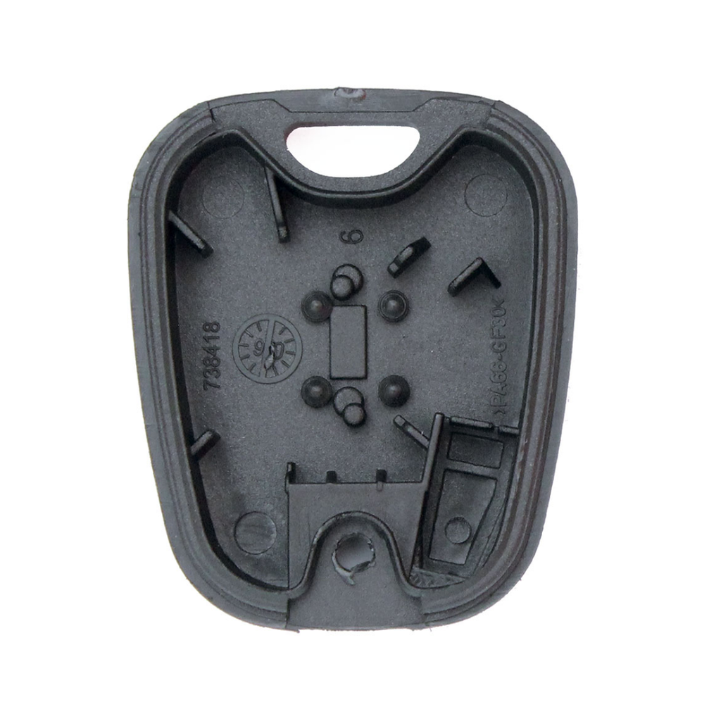 CARCASA MANDO PSA 307 FIJO 2 BOTONES HU83 REGATA CON RANURA 