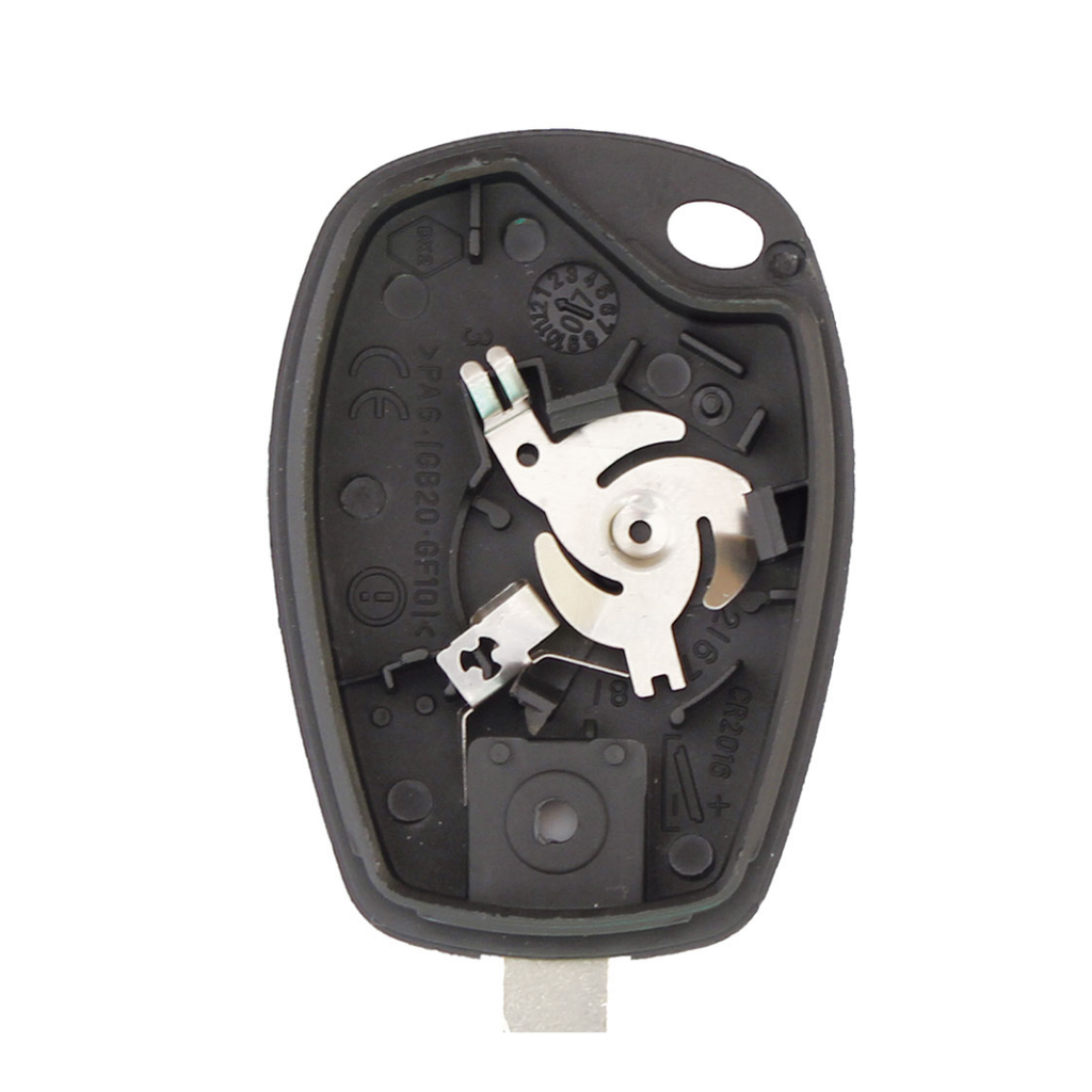 CARCASA MANDO RNLT KANGOO III 3 BOTONES FIJO ESPADIN NEIMAN (NE72)