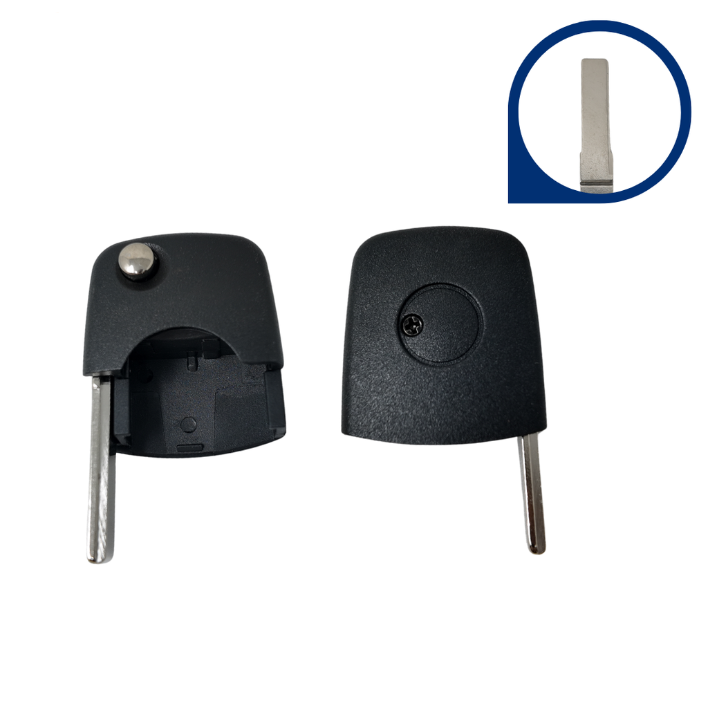 ESPADÍN PLEGABLE AUDI PARA MANDO SIN CHIP REGATA HU66 