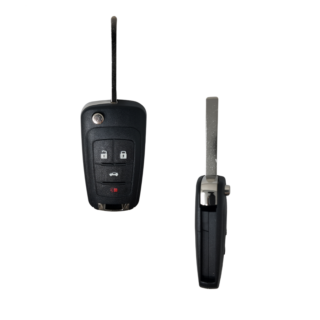 CARCASA MANDO CHEVROLET PLEGABLE 4 BOTONES PERFIL Z