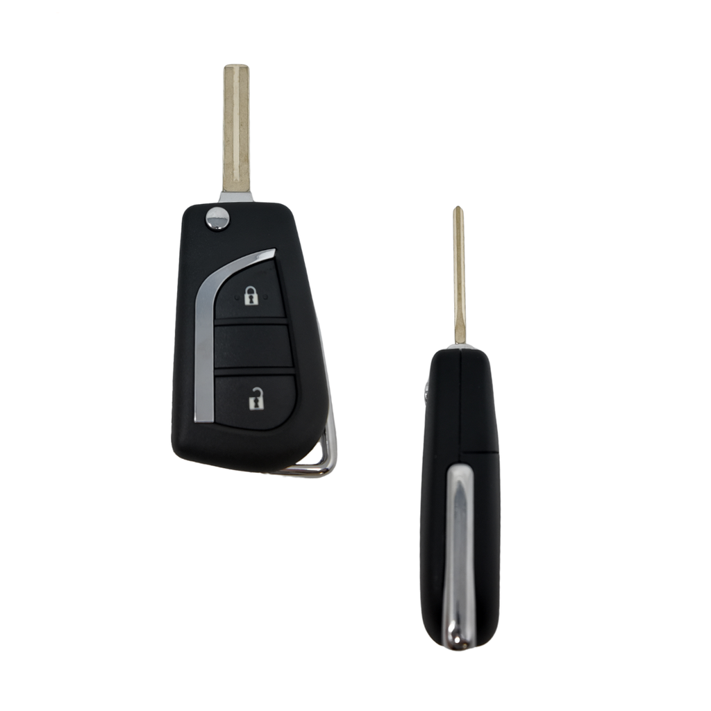 CARCASA MANDO PLEGABLE TOYOTA 2 BOTONES (TOY48) 