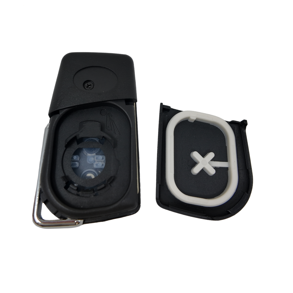 CARCASA MANDO PLEGABLE TOYOTA 2 BOTONES (TOY48) 