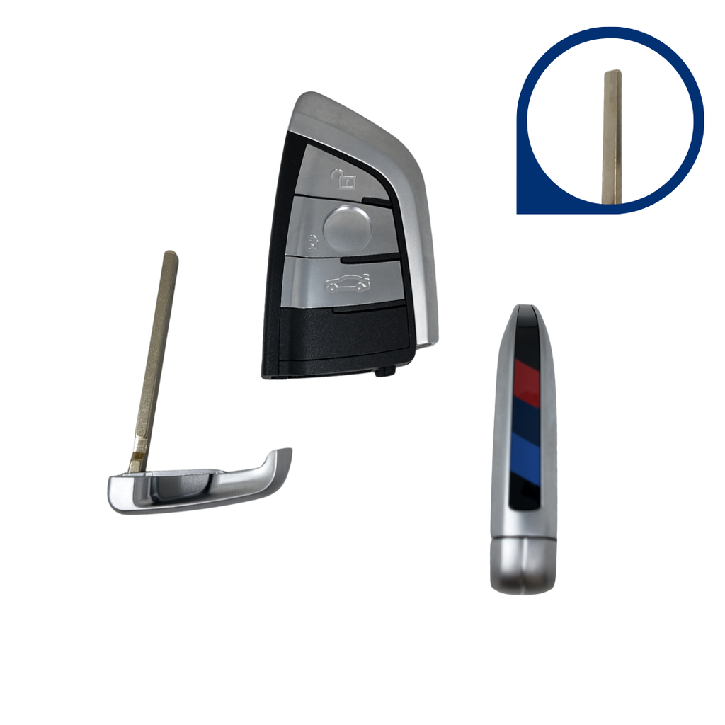 CARCASA MANDO KEYLESS DE 3 BOTONES DE BMW SERIE F HU100R 