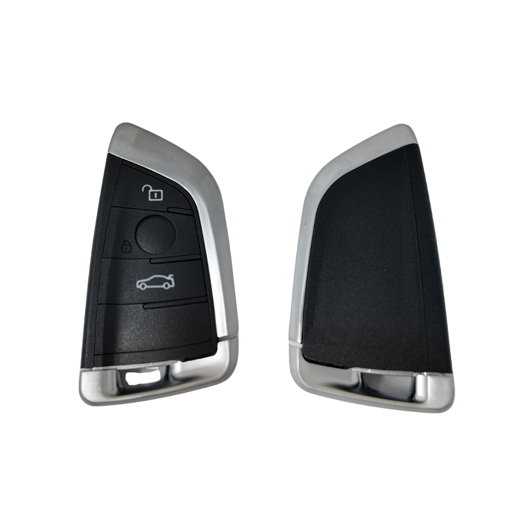 CARCASA NEGRA DE MANDO KEYLESS DE 3 BOTONES DE BMW SERIE F HU100R 