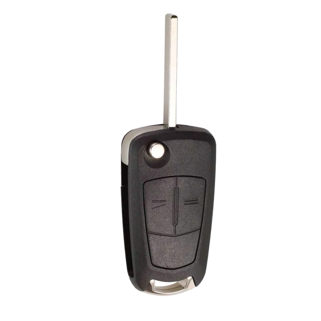 MANDO ASTRA H/ZAFIRA B PLEGABLE 2 BOTONES PERFIL Z HU100 VALEO (04-10) (9001124, 93178494) PCF7941 ID46 433Mhz - CALIDAD PREMIUM - 