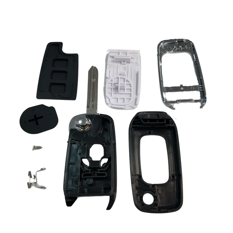 CARCASA MANDO PLEGABLE RENAULT 3 BOTONES NSN14