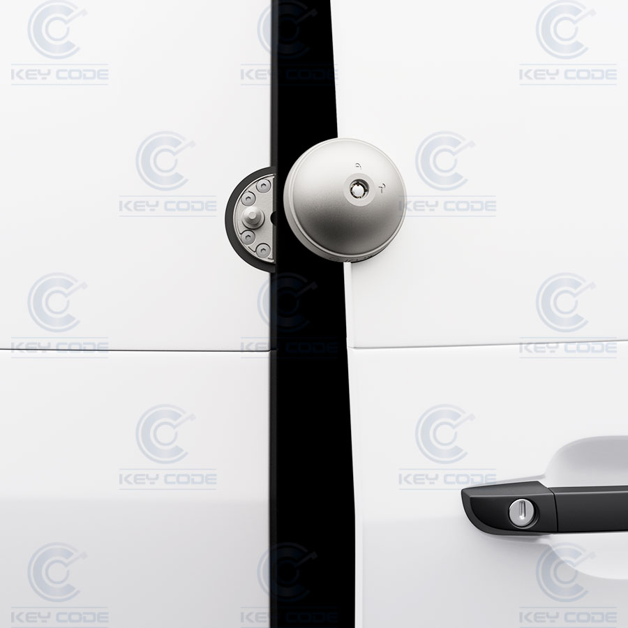 CONJUNTO DE 2 CERRADURAS MERONI (PUERTA BATIENTE, PUERTA CORREDERA) (8080332315D) Ø 95 x h 39 mm (copia)