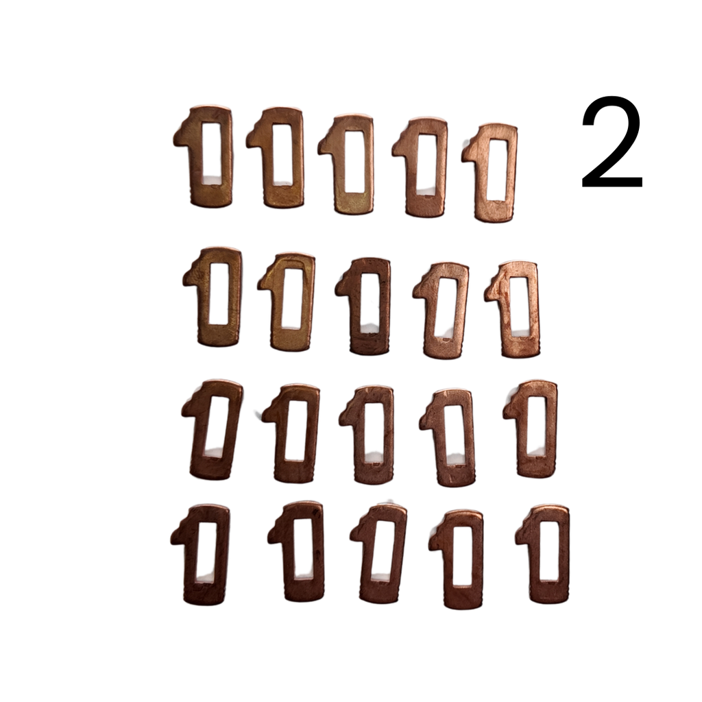 JUEGO DE LAMINAS VW SERRETA HU49 1,2,3,4 / 20 U. DE CADA MEDIDA Y MUELLES 