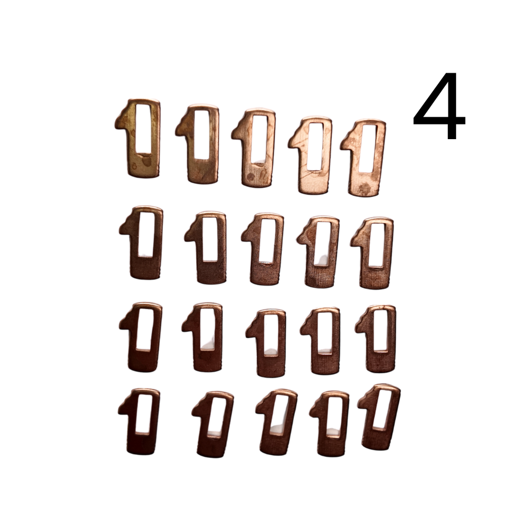 JUEGO DE LAMINAS VW SERRETA HU49 1,2,3,4 / 20 U. DE CADA MEDIDA Y MUELLES 