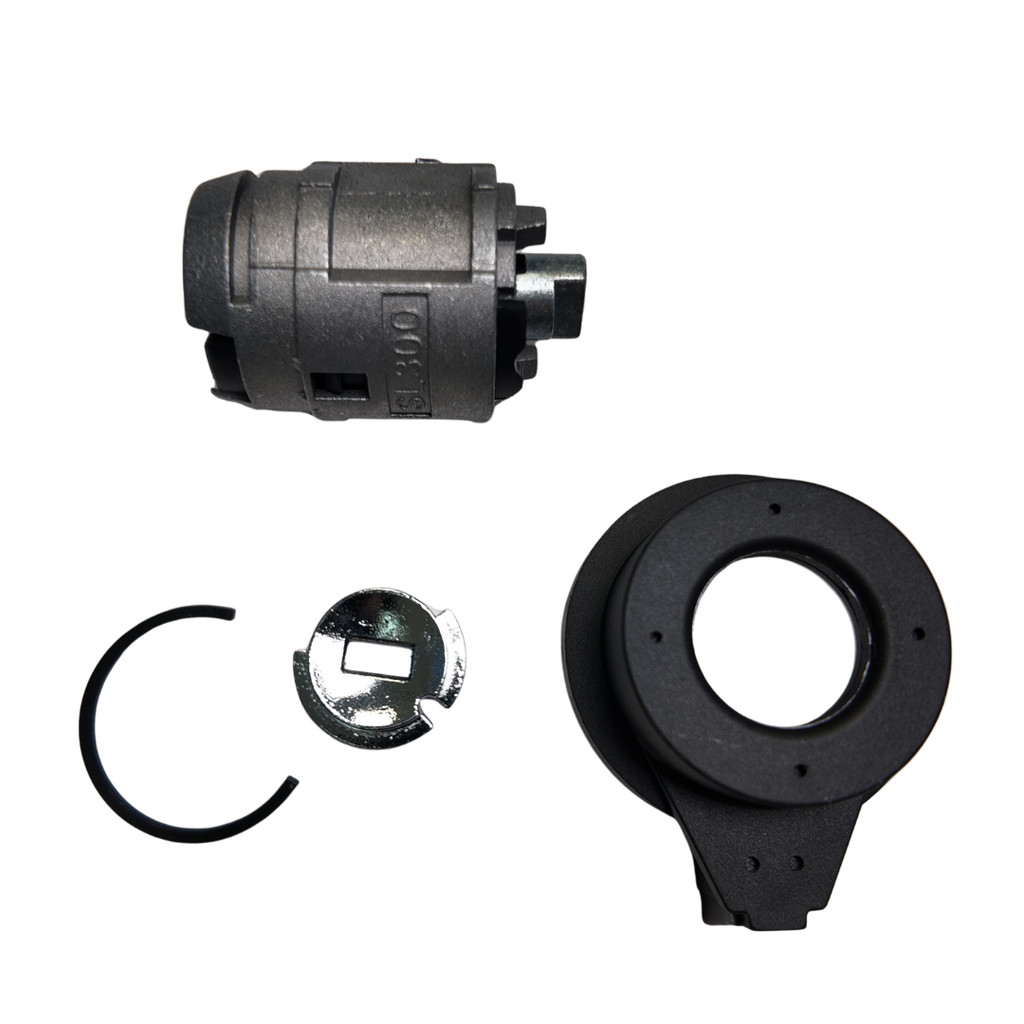 CERRADURA DE ARRANQUE DESMONTADA GRUPO VAG (5Q1905865A; 6RA905865) HU162 Y ANTENA CON CONECTOR DESCENTRADO - AFTERMARKET