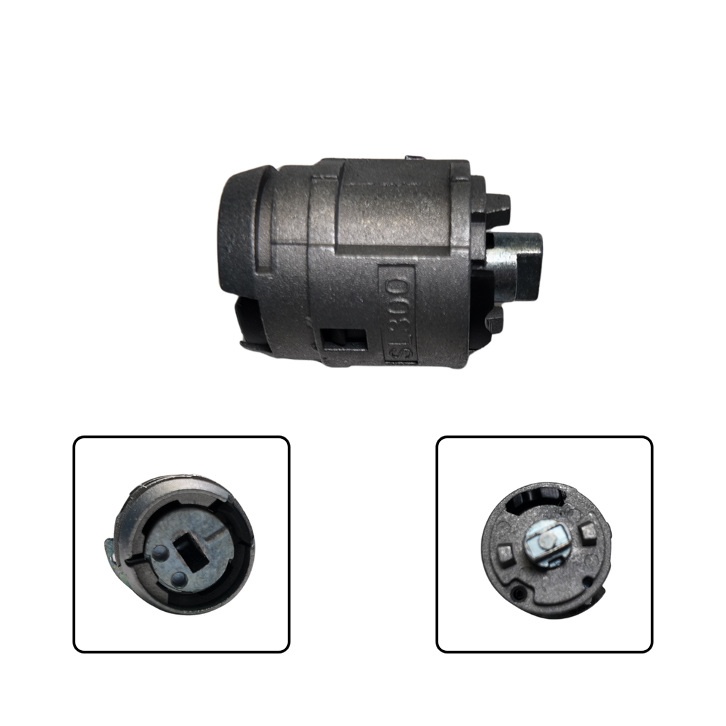 CERRADURA DE ARRANQUE DESMONTADA GRUPO VAG (5Q1905865A; 6RA905865) HU162 Y ANTENA CON CONECTOR DESCENTRADO - AFTERMARKET