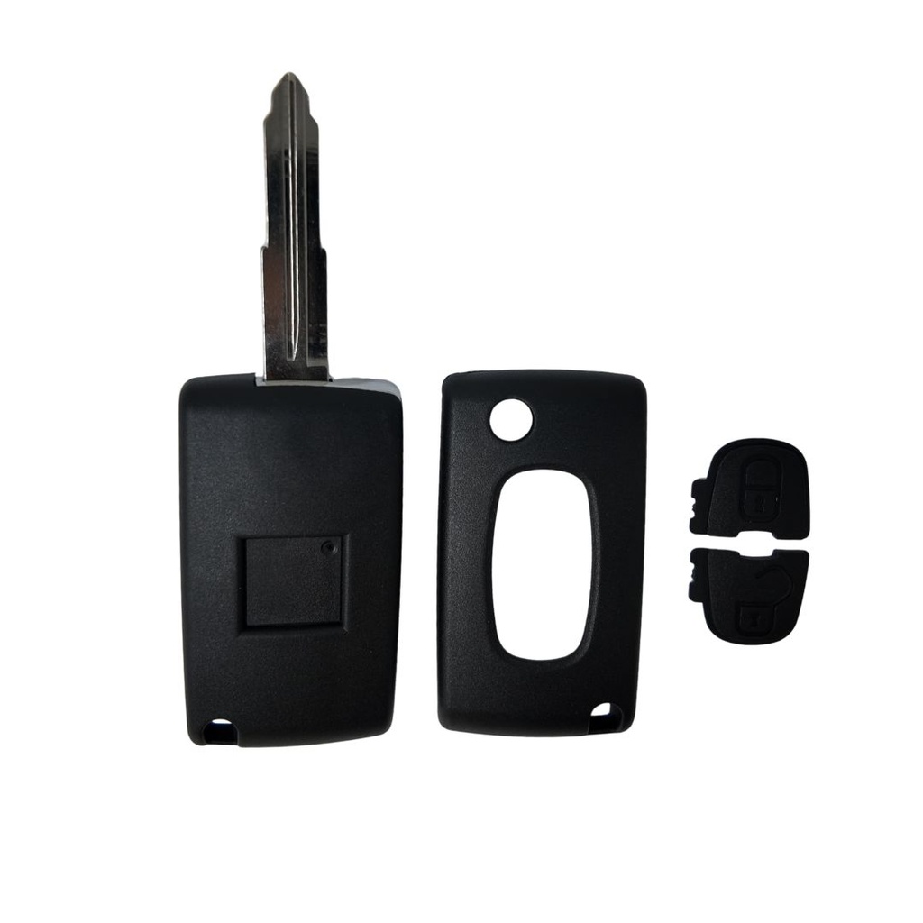 CARCASA DE MANDO PLEGABLE DE 2 BOTONES DE PSA C-CROSSER Y 4007 MIT11 