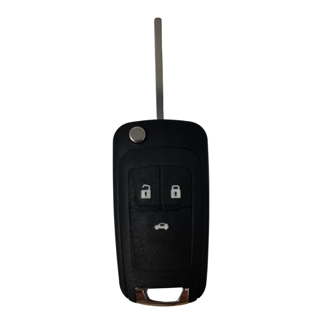 CARCASA MANDO CHEVROLET PLEGABLE 3 BOTONES PERFIL Z