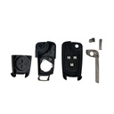 CARCASA MANDO CHEVROLET PLEGABLE 3 BOTONES PERFIL Z